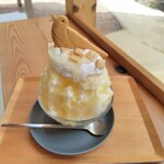 パークレーンコーヒー - はちみつレモンヨーグルトかき氷