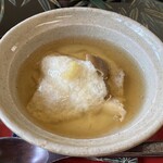 料亭 能登新 - 鮭のみぞれ蒸し