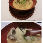 久壷庵 - ＜2014年9月＞すっぽんの茶碗蒸し生姜餡。　スッポンの身がいっぱい入ってます！！！