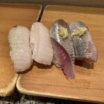 つかさ鮨 - テンガワとイワシ