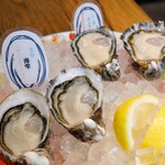 月島オイスター倶楽部 - 海雫、サムライオイスター
