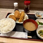 すずき - 料理写真:かきフライ定食