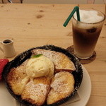 森の間CAFE 札幌店 - フレンチトーストとカフェラテ
