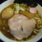 麺 まるい - 正油 ラーメン（160g）650円 + 玉子100円