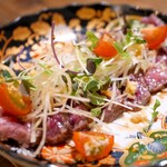 肉と酒 ate-toco - 和牛のタタキ