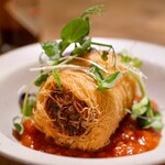 肉と酒 ate-toco - ラムとカダイフのクロケット ※レバノンスタイル -キベ-