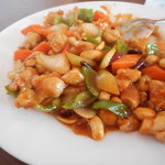 鶏肉とピーナッツ炒め