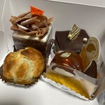 ポロジェンヌ - 料理写真:ショコラ オペラ もちパイ かぼちゃチーズケーキ