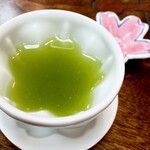 お茶の星野園 - 美味しいお茶も直ぐに出して下さります。( *´▽｀)_旦~