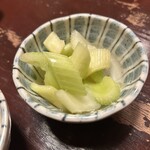 串焼き 酉乃屋 - セロリ食感と味付けが最高。