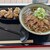 Highway Kitchen 颯 - 料理写真:冷たい肉そばと空上げ