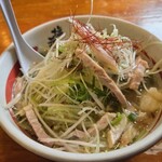 京都塩元帥  - ネギ塩ラーメン