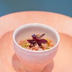 プレゼンテ スギ - 2025.6 木・苺（カヤの木の新芽オイル、クロモジ茶ゼリー、発酵いちご氷）