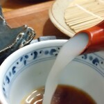 蕎麦切り 春のすけ - トロトロ濃厚蕎麦湯♩