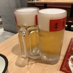 餃子 小籠包 福包酒場 - 乾杯ビール付きの火鍋サワー飲み放題コースにしたの
