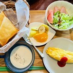 cafe 海 - モーニングセット