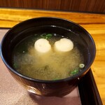中久亭 - 味噌汁