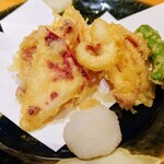 一作鮨 - 剣先ゲソの天ぷら