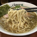 らあめん クローバー - 麺リフト