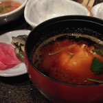 舞桜 - お椀とお新香