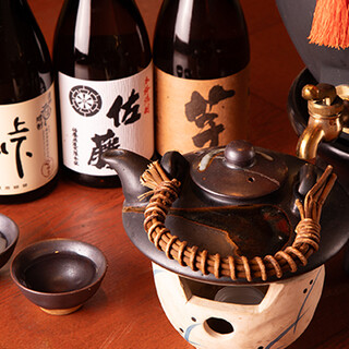 和食と合わせて堪能できる厳選の日本酒や焼酎、樽ビールを