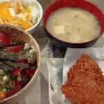 てっ平 - ミニ丼とヒレカツ