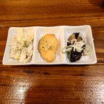 らう次郎 - おまかせフード2:三種盛り