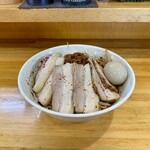 麺屋 しん蔵 - 限定 
      まぜそば 1100円
      (モヤシ少なめ ニンニクなし)
      チャーシュー増し 450円  味付玉子 150円