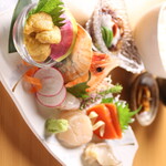 生うにと刺身定食