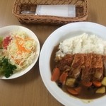 アグリファームレストラン - 特製オリジナルカツカレー　サラダ付き