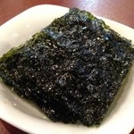 紅梅園 - H.26.5.30.夜 韓国のり 200円