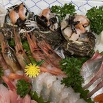 須藤鮮魚 - サザエが3つ！