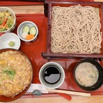 そばや 池乃家 - 親子丼セット