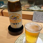築地寿司清 - 瓶ビールおいしい～