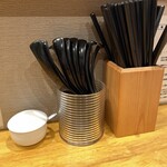 麺家 獅子丸 - テーブル上