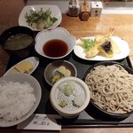 分上野藪 かねこ - そば定食