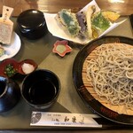 そば処和樂 - 料理写真:天せいろ¥1,700- 大盛り¥300- （税別）　