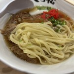 麺屋くろ松 - ヒラヒラ麺