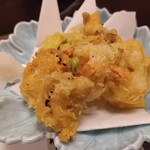 北新地 穂の河 - 蛸とかき揚げ