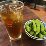 ささのや - ウーハイお代わりとマメ♪