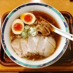 麺汁食膳 好日 - 煮玉子ちゃーしゅーめん