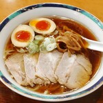 麺汁食膳 好日 - 煮玉子ちゃーしゅーめん