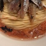 Fishmen - 入梅いわしと南高梅の冷やしそばのスープ