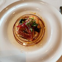 レストランアビエント - お魚:ポアレと海老のムース