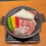 日本料理 松江 和らく - 島根和牛陶板焼き