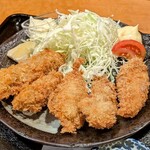茶寮 ふ川 - 牡蠣フライ