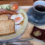 上高地あずさ珈琲 - 料理写真:軽井沢ソーセージセット