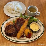 kitchen  KIKUCHI - ミックスコンボプレートのランチセット