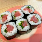 Sushi Ichiban Kamitsu Ten - とろ鉄火　1本(2皿)　396円