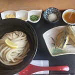 おもむく食堂 - 料理写真:ぶっかけ並　野菜天